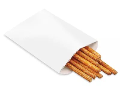 Deluxe Glassine Bags 6 3/4 x 9 1/4", White S24867W Uline