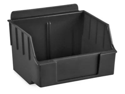 Slatwall Colored Bins 5 1/2 x 4 1/2 x 3", Black S24936BL Uline