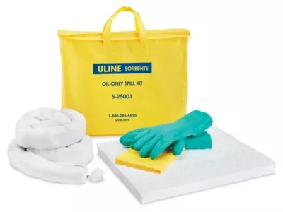 Oil Only Spill Kit 5Gallon Bag S25001 Uline