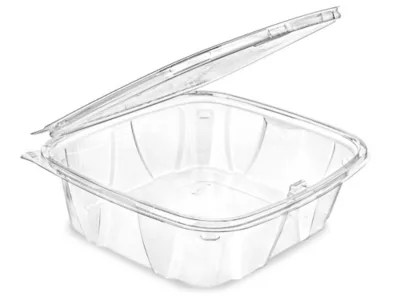 TamperEvident Food Containers Rectangle, 24 oz S25055 Uline