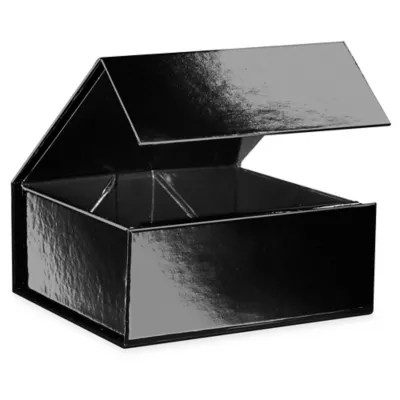 Gift Boxes High Gloss, 3 5/8 x 3 1/2 x 1 1/2", Black S