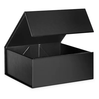 Gift Boxes Matte, 3 5/8 x 3 1/2 x 1 1/2", Black S25111BL