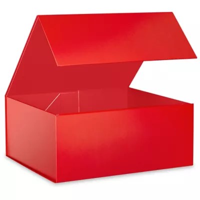Gift Boxes Matte, 13 x 10 3/4 x 5 1/2", Red S25113R Uline
