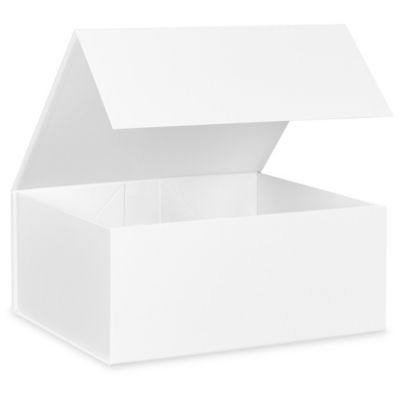 Gift Boxes Matte, 13 x 10 3/4 x 5 1/2", White S25113W Uline