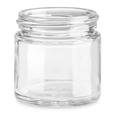 Clear StraightSided Glass Jars 1 oz S25161 Uline