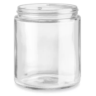 Clear StraightSided Glass Jars 8 oz S25165 Uline