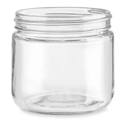 Clear StraightSided Glass Jars 12 oz S25166 Uline