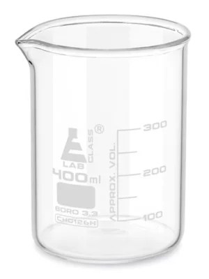 Glass Beakers 400 mL S25273 Uline