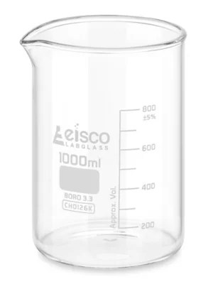 Glass Beakers 1,000 mL S25274 Uline