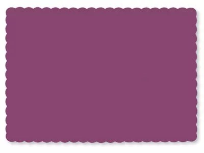 Paper Placemats 10 x 14", Burgundy S25460BU Uline