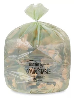BioTuf® Compostable Liners 1216 Gallon S25540 Uline