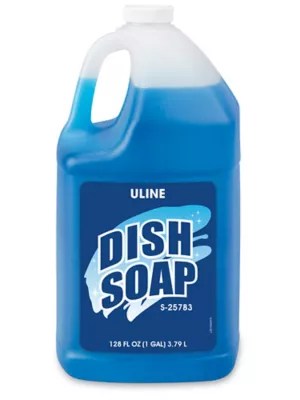 Uline Dish Soap - 1 Gallon Bottle S-25783 - Uline