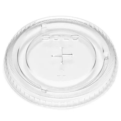 Solo® Crystal Clear Plastic Cup Lids 9 & 12 oz S25885 Uline