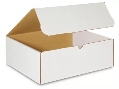 12 1/8 x 9 1/4 x 4" White Literature Mailers S276 Uline