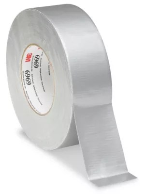 3M 6969 Duct Tape 2" x 60 yds, Silver S3763SIL Uline