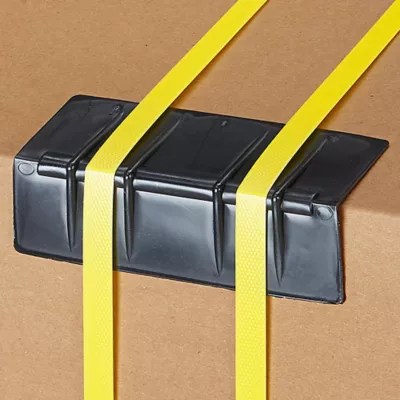 Strap Guards 5 1/4 x 2", Black S3843 Uline