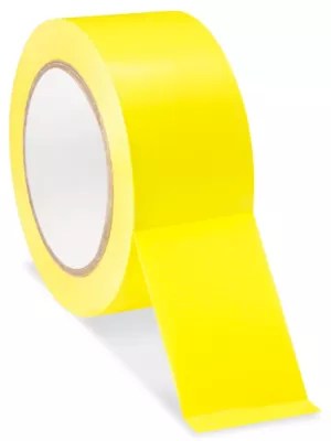 Uline Industrial Vinyl Safety Tape 2" x 36 yds, Yellow S386 Uline