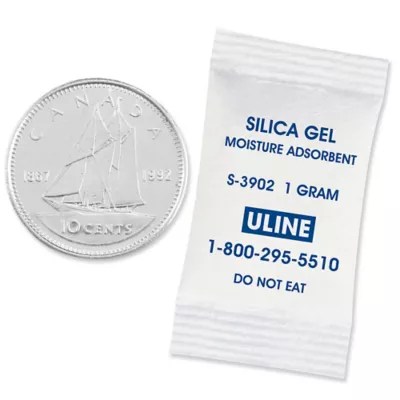 Silica Gel Desiccants Gram Size 1, 5 Gallon Pail S3902 Uline