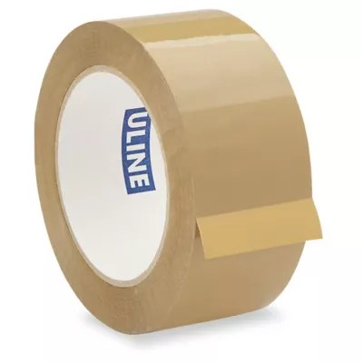 Uline Industrial Tape 2 Mil, 2" x 110 yds, Tan S422 Uline