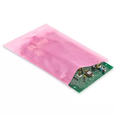 8 x 12" 4 Mil AntiStatic Poly Bags S5254 Uline