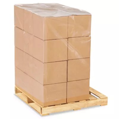 41 x 31 x 56" 2 Mil Clear Pallet Covers S5357 Uline