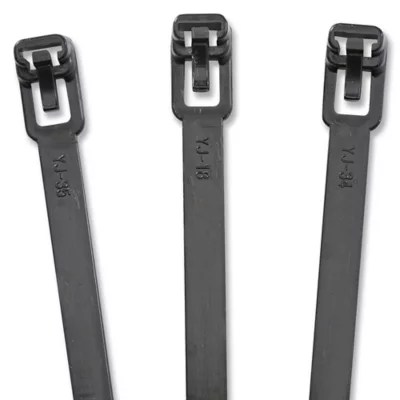 Releasable Nylon Cable Ties 10", Black S5366BL Uline