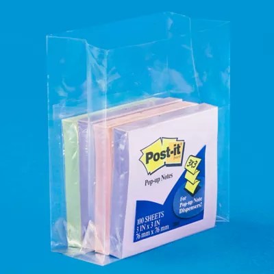 4 x 2 x 6" 2 Mil Gusseted Poly Bags S5807 Uline