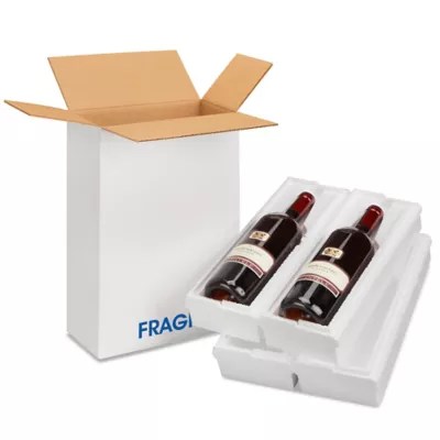 Wine Bottle Shippers 2 Bottle Pack S5810 Uline