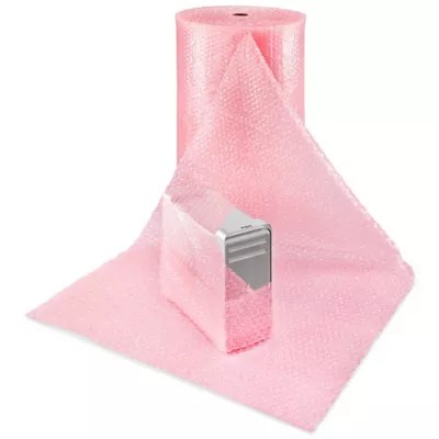 AntiStatic Bubble Wrap® Strong Bubble Roll 5/16", 48" x 375', Non