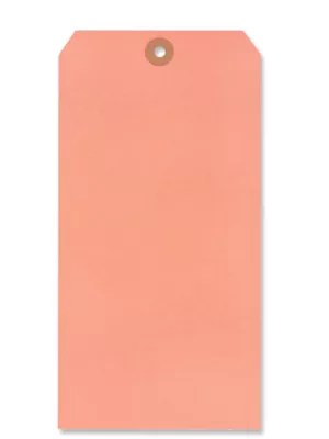 Jumbo Shipping Tags 12, 8 x 4", Pink S5975P Uline