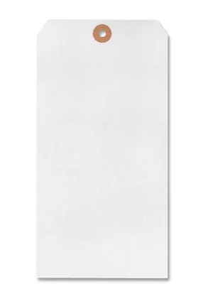 Jumbo Shipping Tags 12, 8 x 4", White S5975W Uline