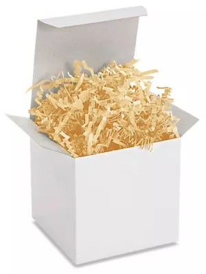 Crinkle Paper 10 lb, French Vanilla S6119FV Uline