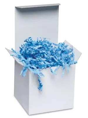 Crinkle Paper 10 lb, Light Blue S6119LB Uline