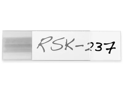 Plastic Label Holders Back, 2 x 6" S6393 Uline