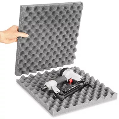 Convoluted Foam Sets 16 x 16 x 2" S6436 Uline