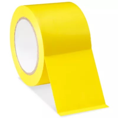 Uline Industrial Vinyl Safety Tape 3" x 36 yds, Yellow S659 Uline