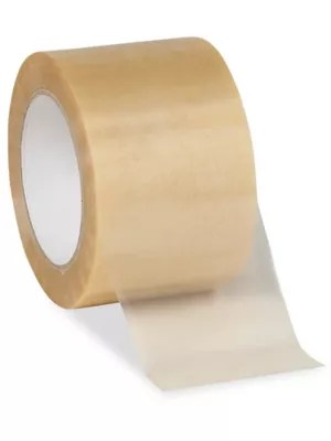 PVC Carton Sealing Tape 2.0 Mil, 3" x 110 yds, Clear S664 Uline