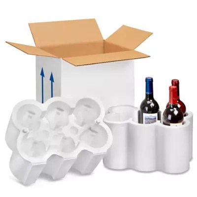 Wine Bottle Shippers 6 Bottle Pack S6716 Uline