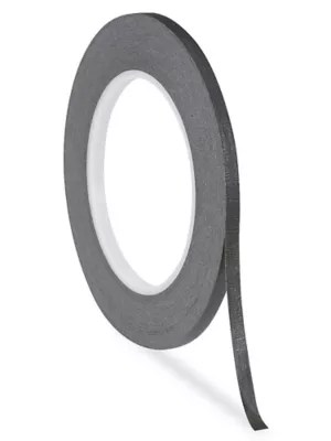 Masking Tape - 1/4" x 60 yds, Black S-7161BL - Uline
