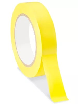 Uline Industrial Vinyl Safety Tape 1" x 36 yds, Yellow S7190 Uline