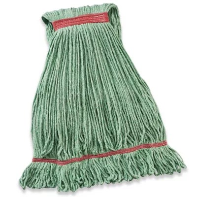 Heavy Duty Wet Mop Head 24 oz, Green S7271G Uline