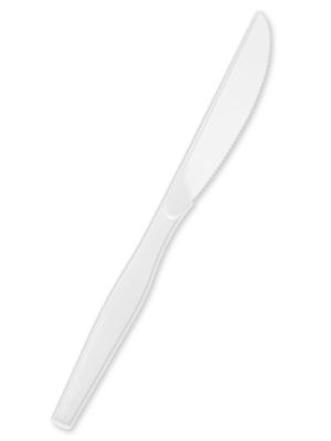 Uline Plastic Knives Standard Weight, White S7304 Uline