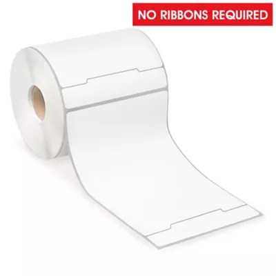 Desktop Direct Thermal Labels 4 x 6" with 3/4" Tab S7485 Uline