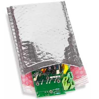 Static Shielding Bubble Bags SelfSeal, 6 x 8" S7616 Uline