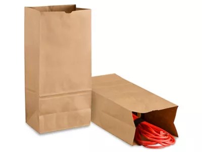 Hardware Paper Bags 8 1/4 x 5 1/4 x 18", 25 S7631 Uline