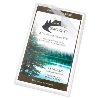 Legal Size Laminating Pouches Glossy, 5 Mil S7656 Uline