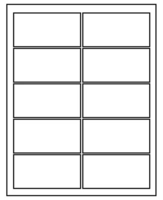 Inkjet Printable Magnetic Sheets - Scored, 3 1/2 x 2", Gloss S-7720