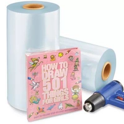 Uline PVC Shrink Film Roll 60 gauge, 18" x 2,500' S7732 Uline