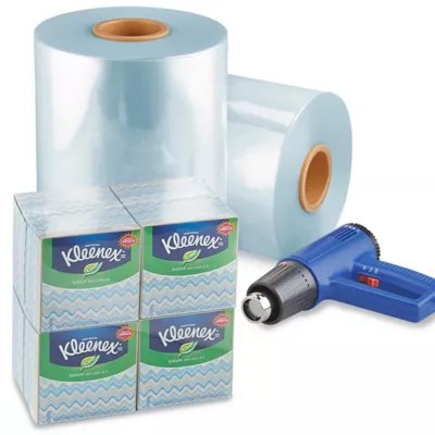 Uline PVC Shrink Film Roll 100 gauge, 14" x 1,500' S7734 Uline