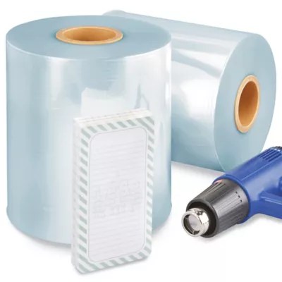 Uline PVC Shrink Film Roll 60 gauge, 10" x 2,500' S7754 Uline